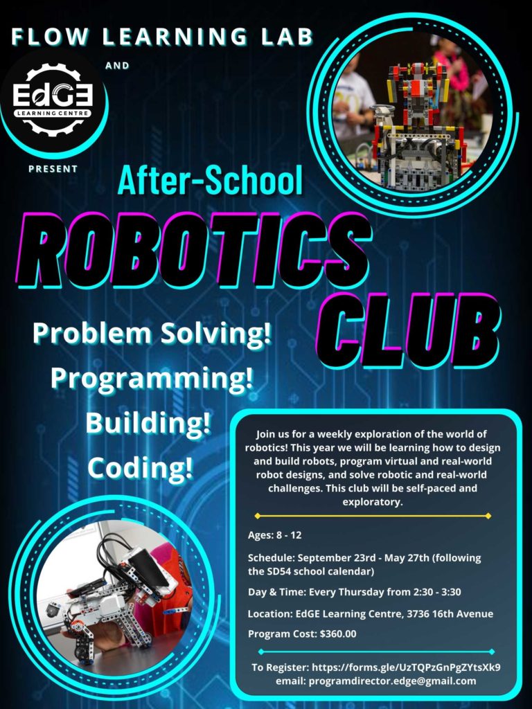 robotics club flyer