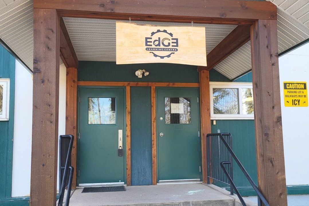 Edge Learning Centre entrance to the building